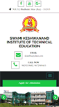 Mobile Screenshot of keshwanandpolytechnic.com